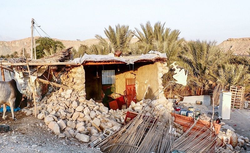 مناطق زلزله زده بندرعباس