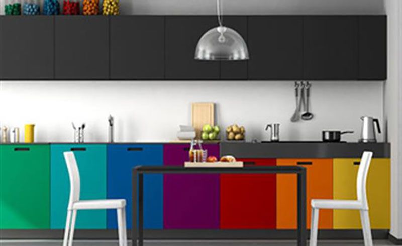 بهترین رنگ کابینت برای آشپزخانه‌ های کوچک