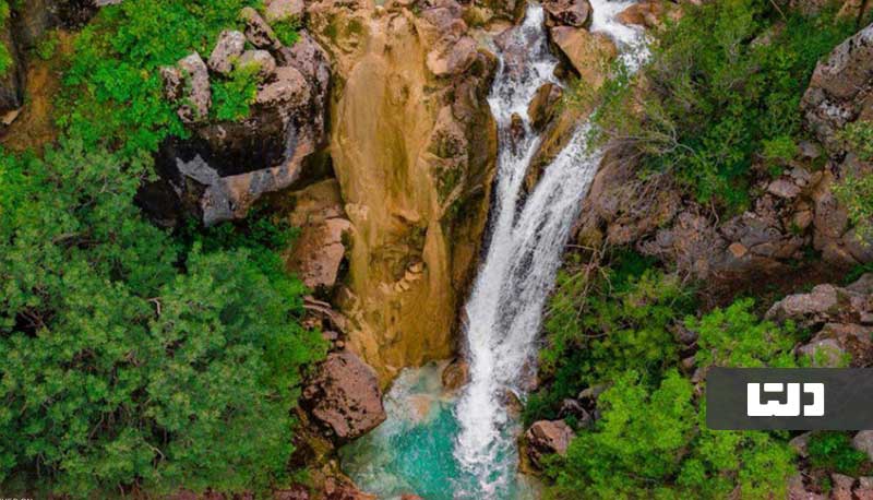 آبشار جنگل زیبا