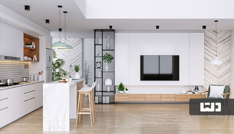 چوب سفید یک انتخاب مدرن و مینیمال برای خانه های جدید است