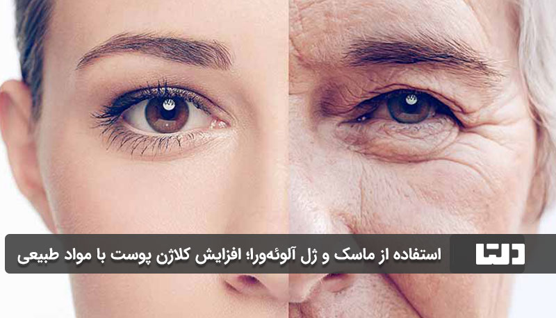  استفاده از ماسک و ژل آلوئه‌ورا؛ افزایش کلاژن پوست با مواد طبیعی