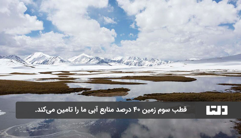 قطب سوم تامین‌کننده منبع عظیم آب زمین