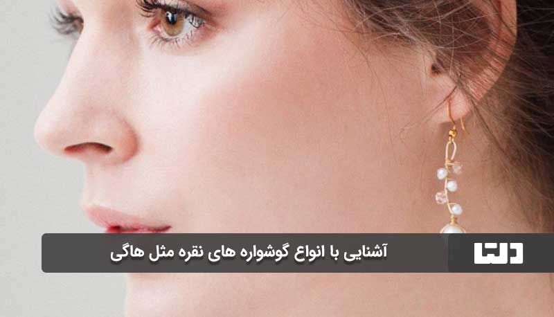 آشنایی با انواع گوشواره‌ های نقره مثل هاگی