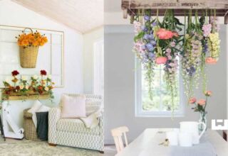 دکور منزل با گل مصنوعی و داشتن خانه ای زیبا