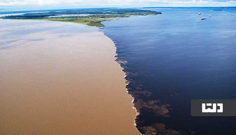 رودخانه دو رنگ آمازون