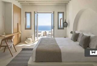 طراحی اتاق خواب به سبک یونانی