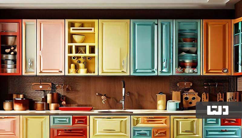 انتخاب بهترین رنگ کابینت آشپزخانه