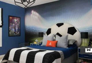 اتاق خواب فوتبالی