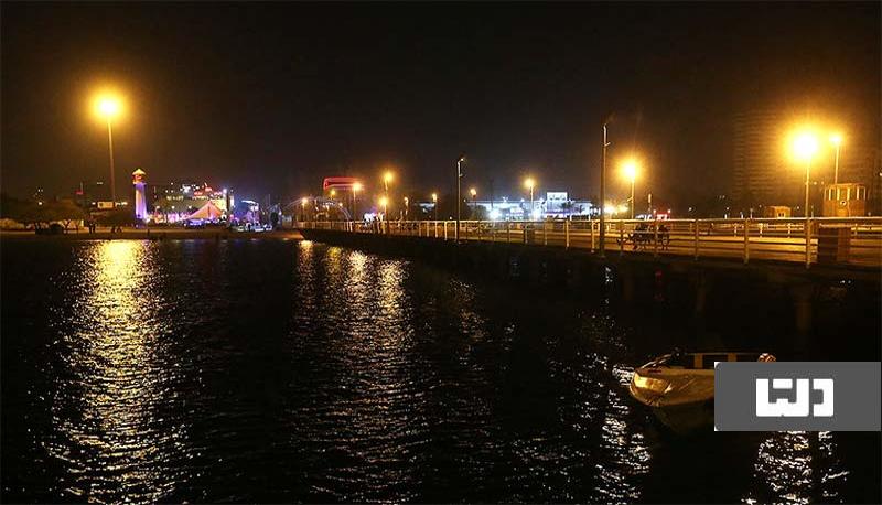 جاهای دیدنی کیش در شب