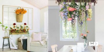 دکور منزل با گل مصنوعی