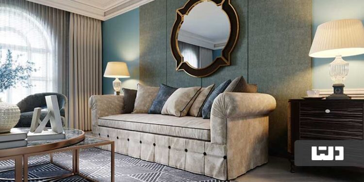 ۷ مدل آینه دکوراتیو پذیرایی که به تازگی مد شده‌اند