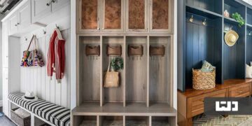 جاکفشی نشیمن دار برای ورودی منزل