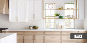 ۵ مدل کابینت سفید و رنگ چوب که هرگز از مد نمیافتند