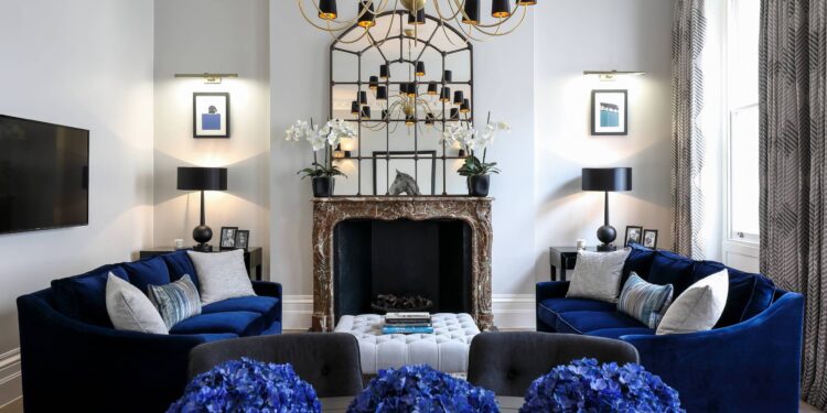 رویال بلو در دکوراسیون