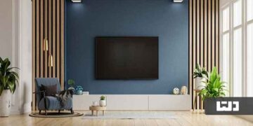 5 طرح مدرن برای دیوار پشت تلویزیون