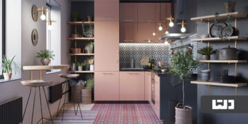 جدیدترین طراحی کابینت برای آشپزخانه ال