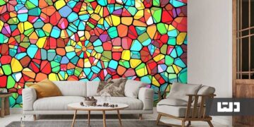 شیشه رنگی در دکوراسیون منزل