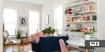 مدل کتابخانه چوبی