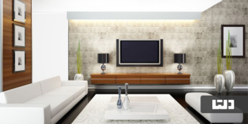 قرارگیری تلویزیون در خانه‌های کوچک