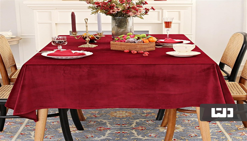 رومیزی مخمل