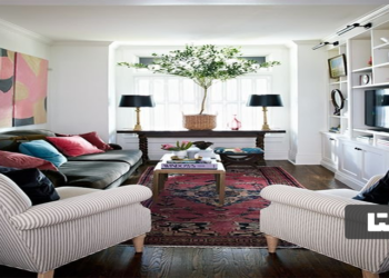 بهترین چیدمان مبل در پذیرایی مستطیلی شکل