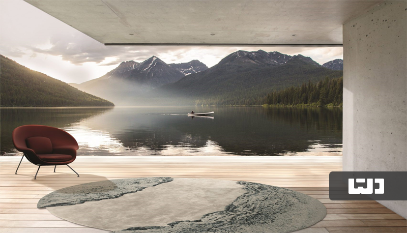 رنگ فرش با الهام از طبیعت