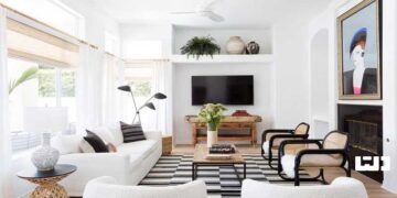 چیدمان مبل هفت نفره