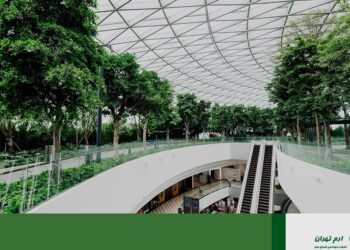 اجرای روف گاردن توسط مجموعه ارم تهران