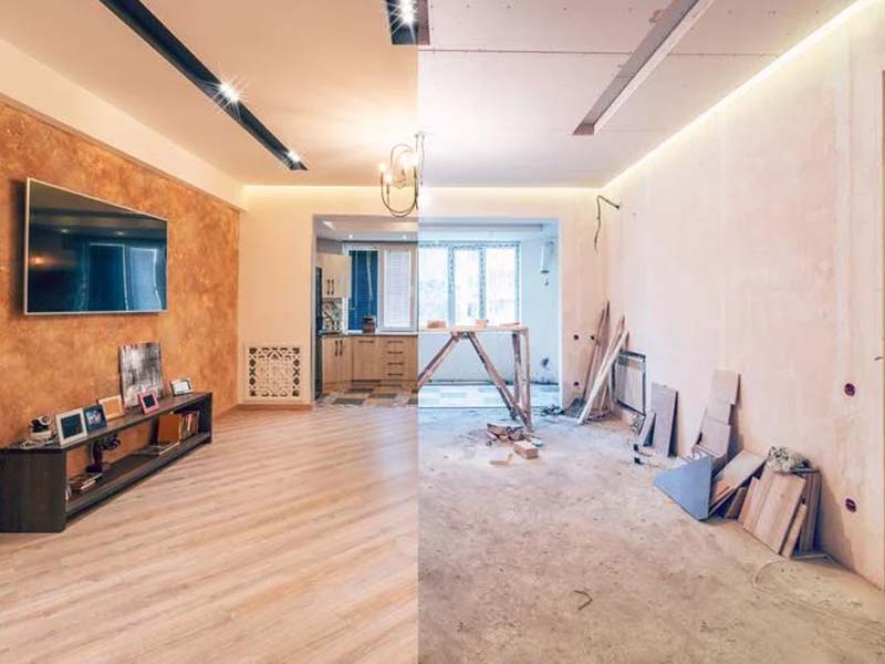 بازسازی خانه با بوجه کم