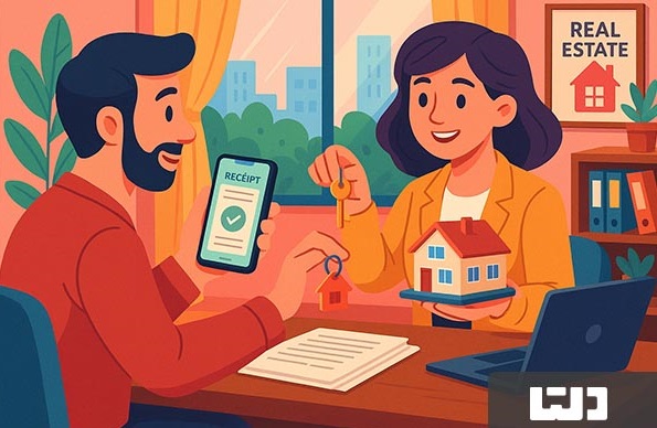 رسید انتقال وجه ملکی