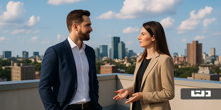 بازدید ملک از پشت بام