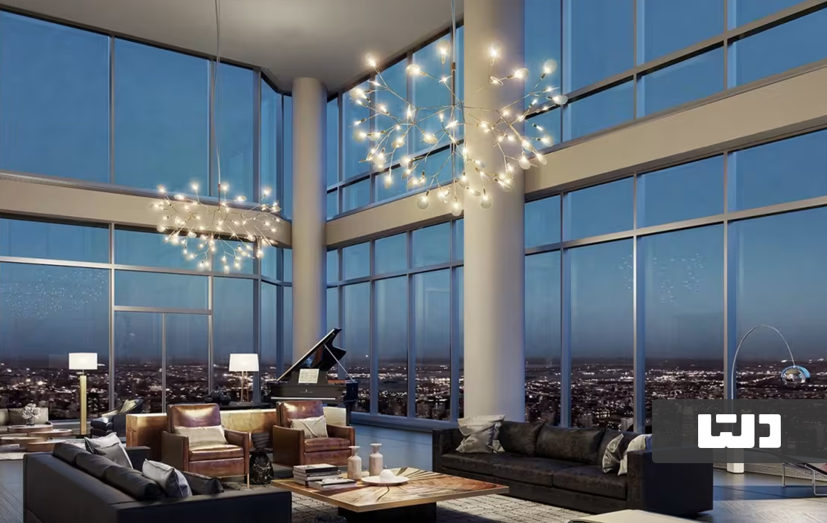طراحی داخلی خانه در بلندترین برج مسکونی جهان