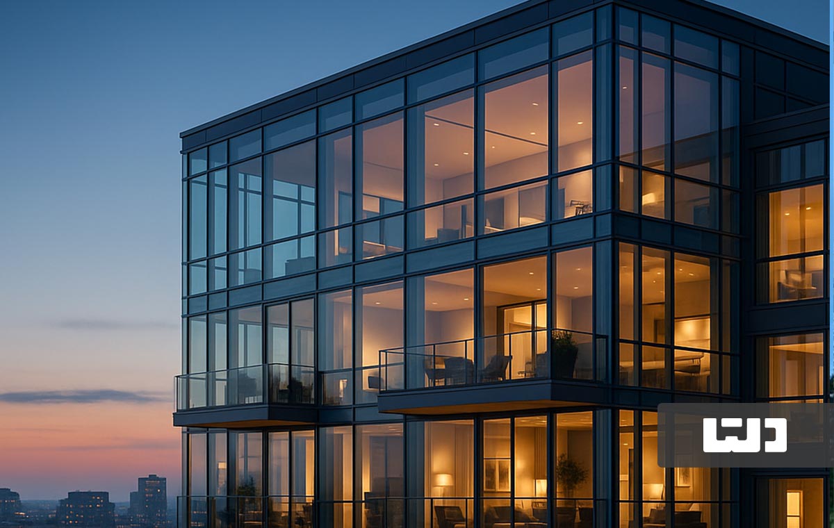آپارتمان‌های شیشه‌ای