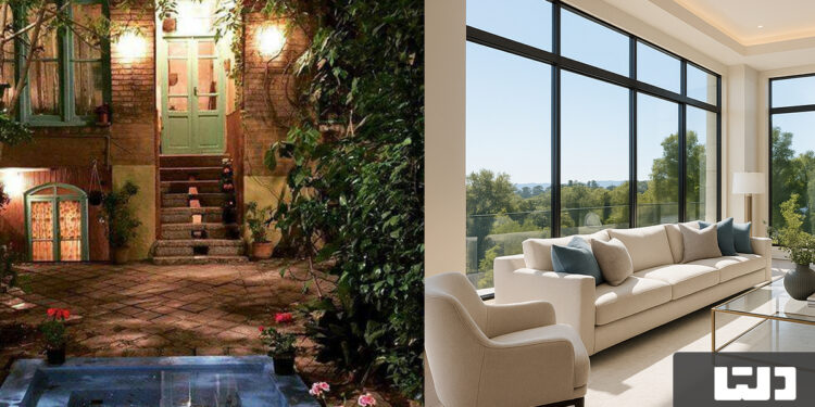 خانه قدیمی و نوساز