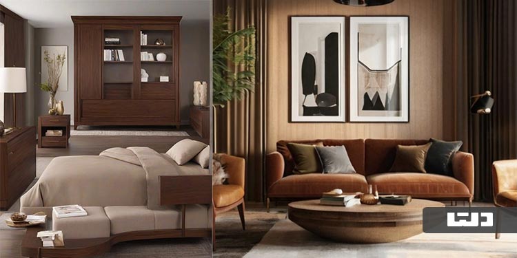 پیشنهاد ترکیب رنگ گرم