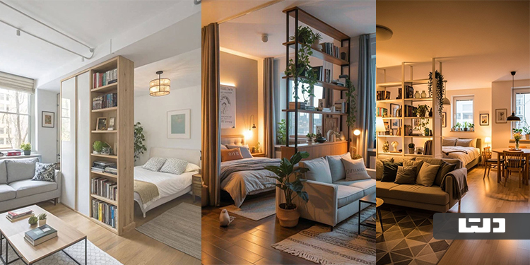 تبدیل اتاق یک خوابه به دو خوابه