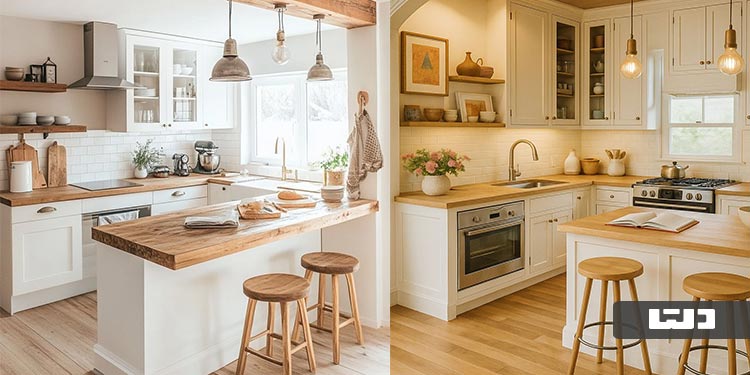 انتخاب رنگ گرم برای آشپزخانه