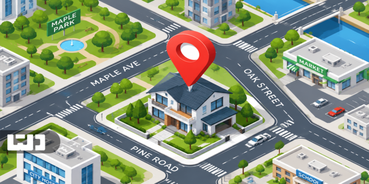 ارزیابی موقعیت ملک در نقشه‌های شهری