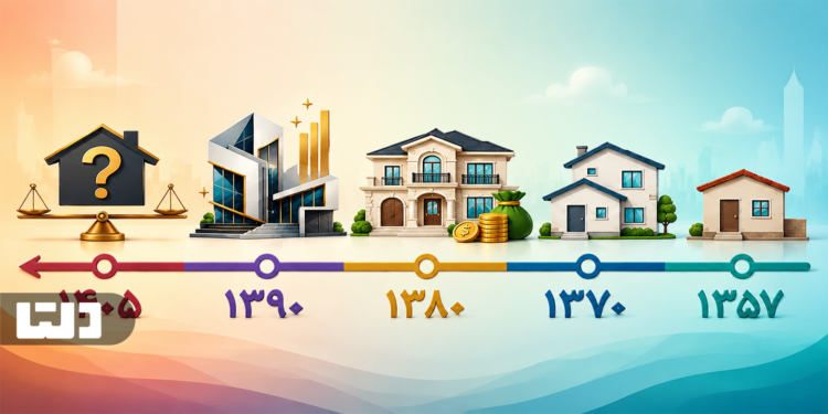 تغییرات قیمت مسکن در ایران