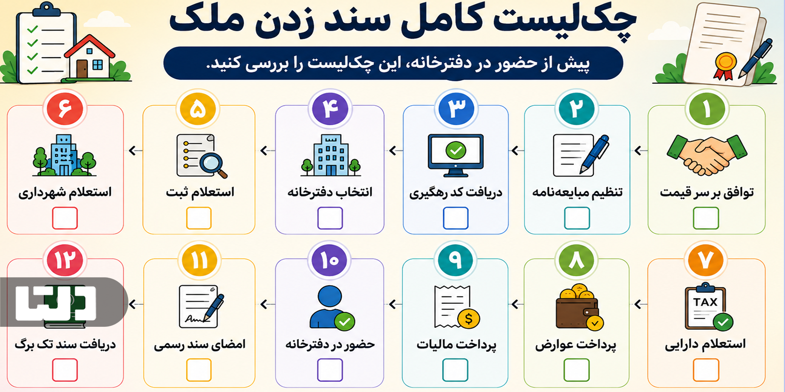 چک لیست سند