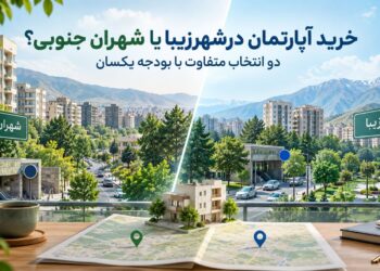 خرید آپارتمان در شهران جنوبی یا شهرزیبا؟ دو انتخاب متفاوت با بودجه یکسان
