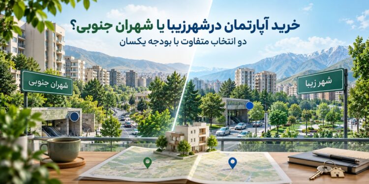 خرید آپارتمان در شهران جنوبی یا شهرزیبا؟ دو انتخاب متفاوت با بودجه یکسان