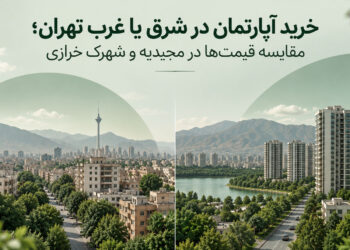 خرید آپارتمان در شرق یا غرب تهران؛ مقایسه قیمتها در مجیدیه و شهرک خرازی