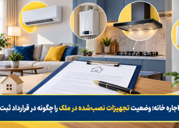 قرارداد اجاره خانه؛ وضعیت تجهیزات نصب‌شده در ملک را چگونه در قرارداد ثبت کنیم؟