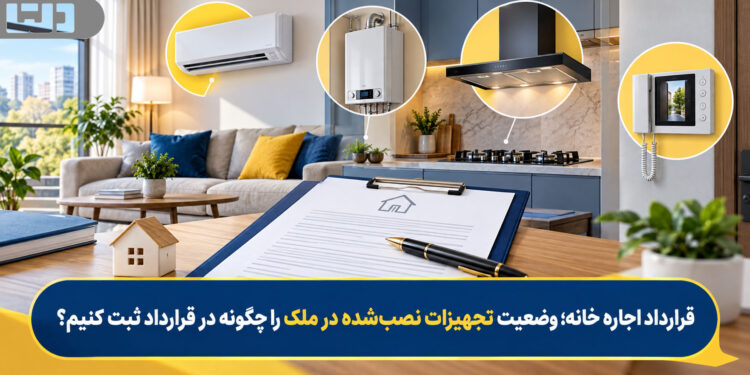 قرارداد اجاره خانه؛ وضعیت تجهیزات نصبشده در ملک را چگونه در قرارداد ثبت کنیم؟