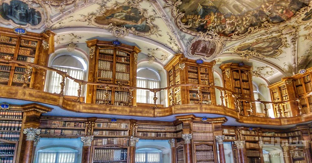 کتابخانه معروف سوئیس st gallen library